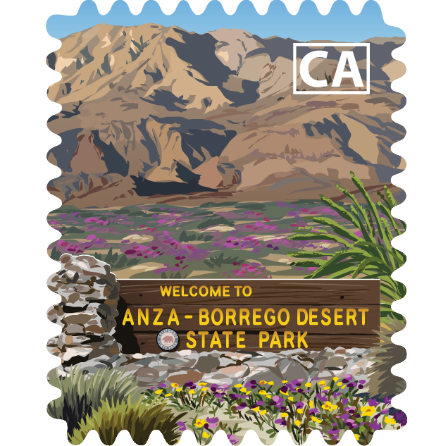 Anza-Borrego Desert State Park - Entrance Sign Edition