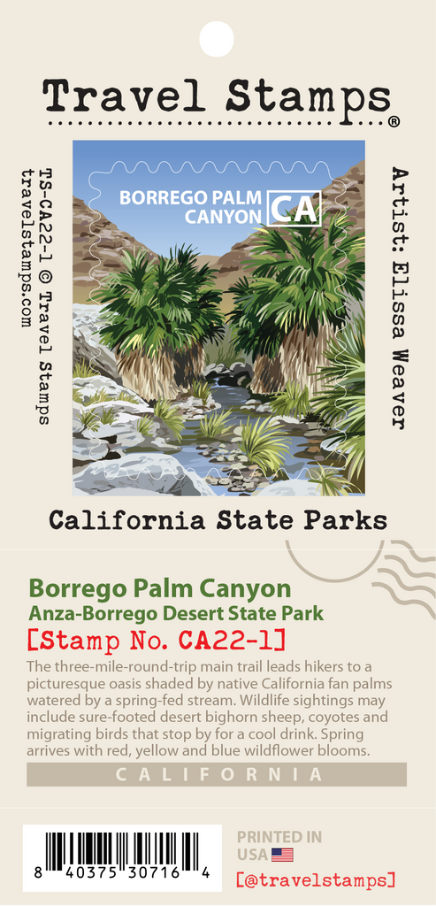 Anza-Borrego Desert State Park - Borrego Palm Canyon