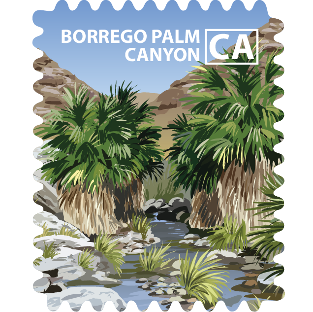 Anza-Borrego Desert State Park - Borrego Palm Canyon