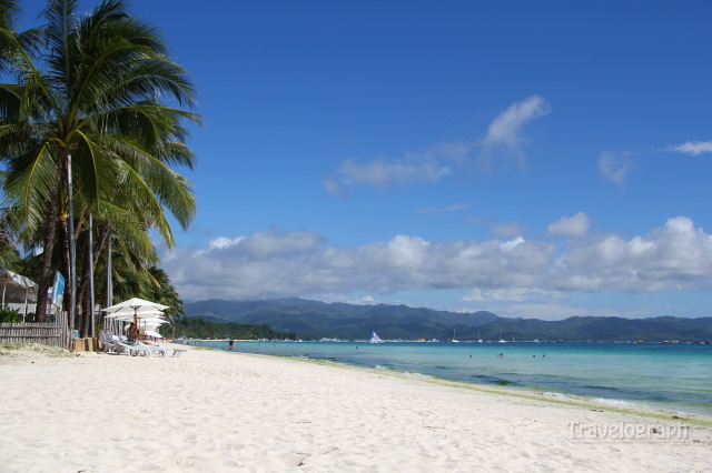 Day 2: Enjoying the white sand beach in Boracay, Philippines