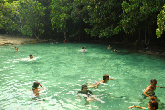 Day 4: A dip in the emerald pool in Krabi, Thailand
