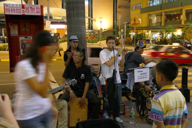 street musicians in Kuala Lumpur